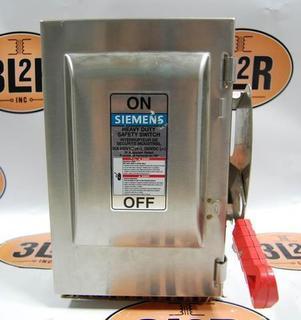 SIEMENS- HNFC361S (30A,600V,NON-FUSIBLE,4X/12)(STAINLESS STEEL) Product Image